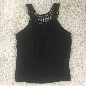 Limited black tank top